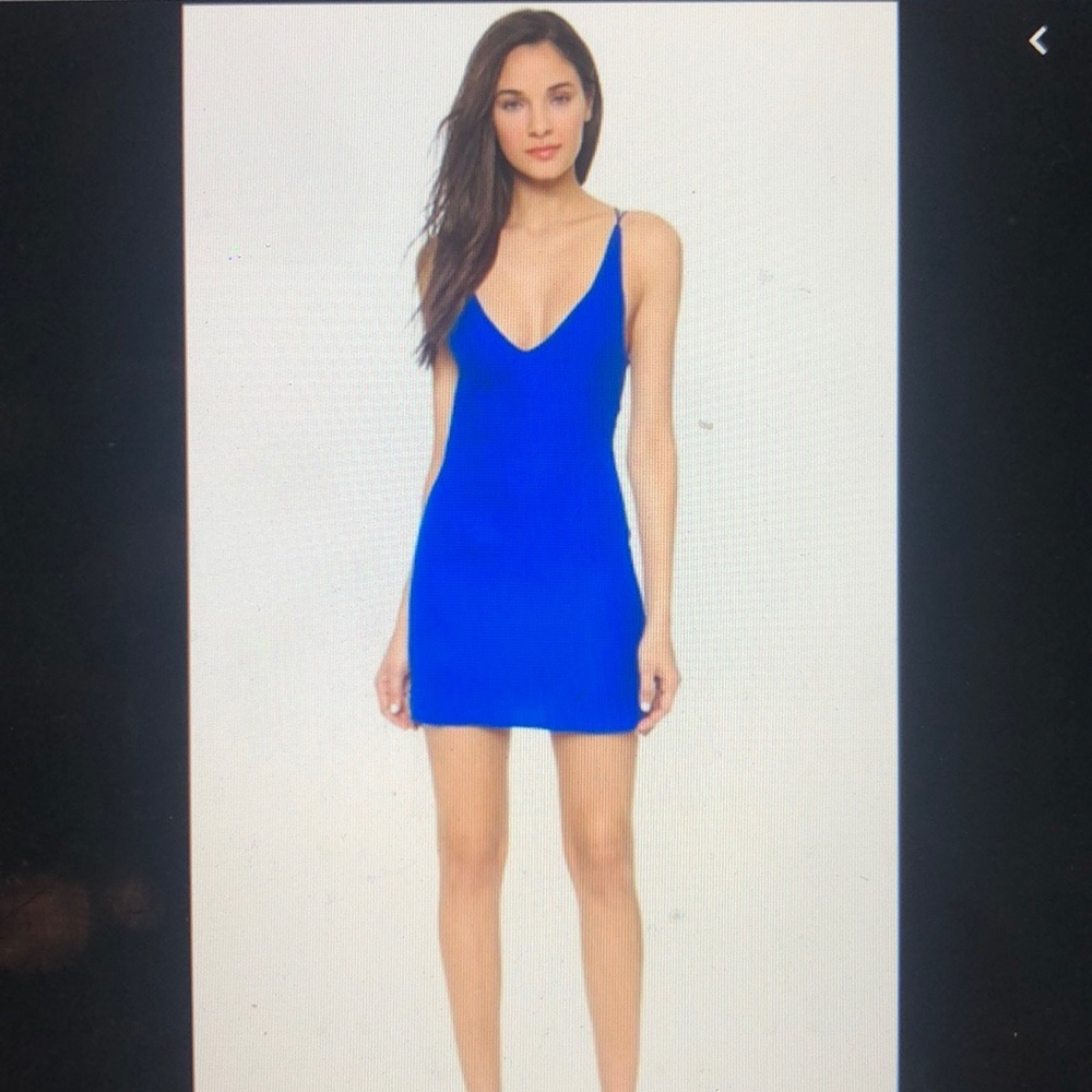 Olcay Gulsen CROSS BACK MINI DRESS